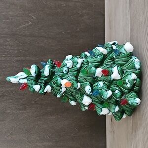 Vintage Holland Mold 9.5" Ceramic Christmas Tree *No Light Or Base*